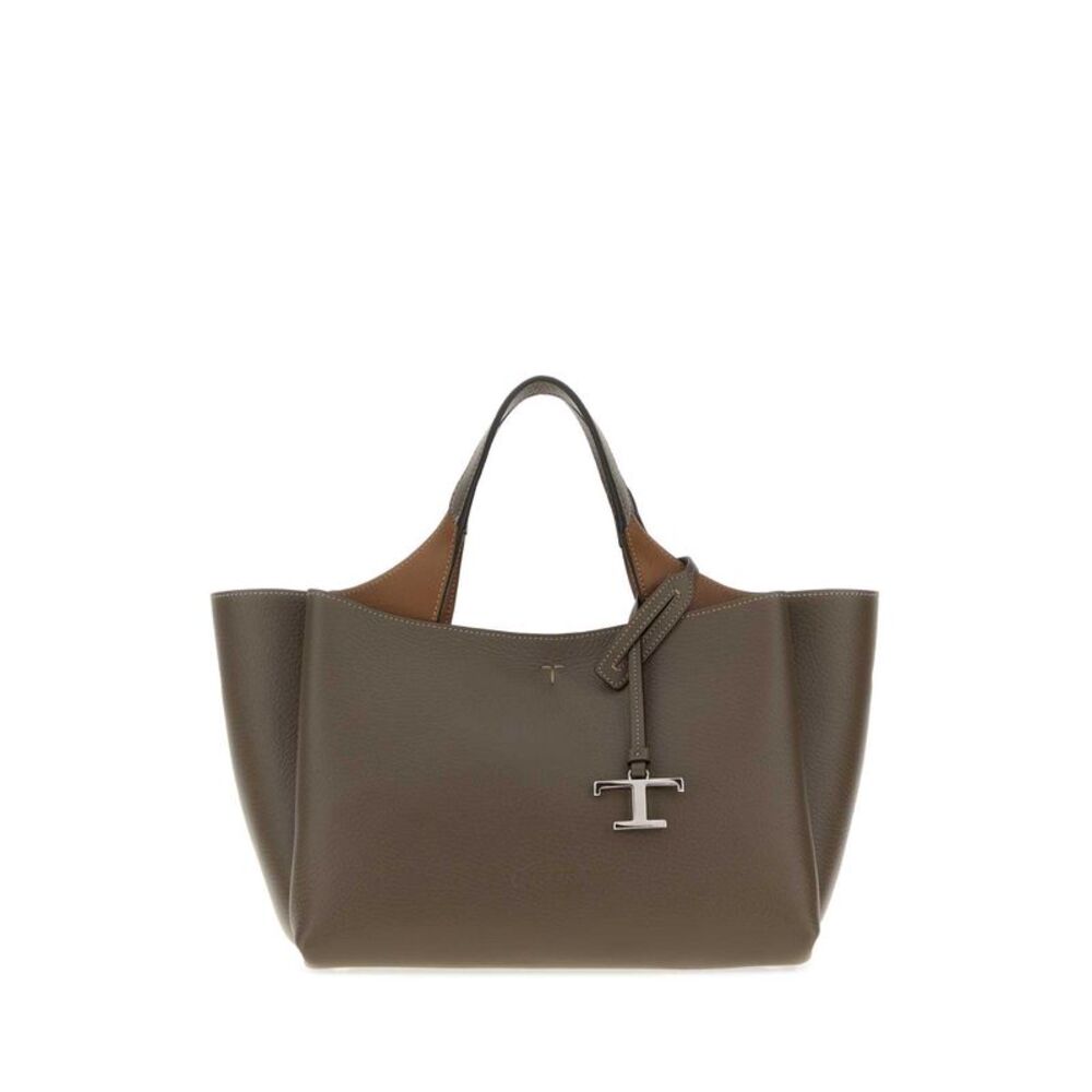 Tod's Women Mud Leather Mini Handbag